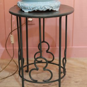 The Art Deco iron work table