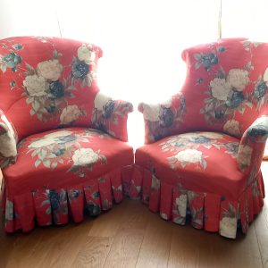 The Monkhouse armchairs