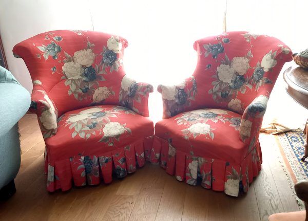 The Monkhouse armchairs