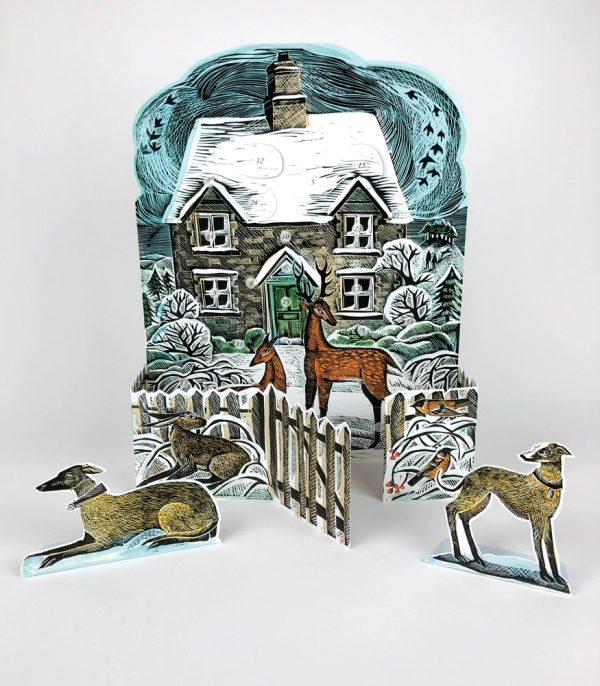 Christmas Cottage Advent Calendar - Angela Harding