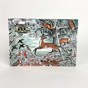 Winter Woodland Mini Advent Card - Angela Harding