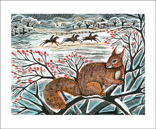 A Winter's Tail Card - Angela Harding