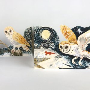 Carte à coller "Vol silencieux" - Mark Hearld