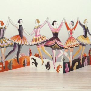 Dancers Die-Cut Card - Sarah Young