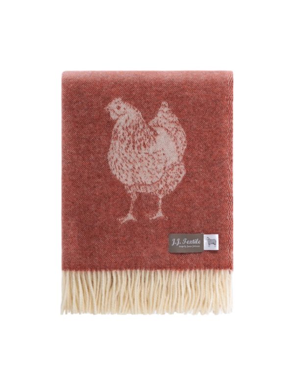 Chicken Wool Throw