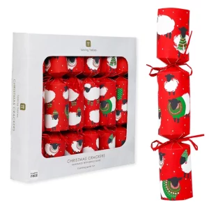 Sheep Christmas Crackers | 6 Pack |