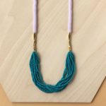 Pop Necklace - Teal & Lilac