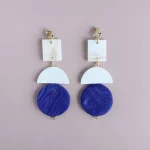 Object Earrings - Purple 