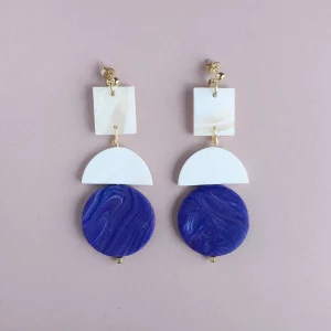 Object Earrings - Purple 