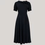 Cindy Dress in Liquorice Black