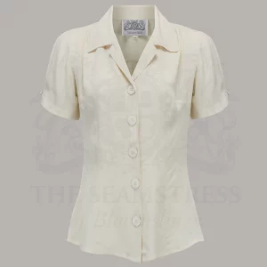 Grace Blouse in Cream