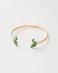 Bracelet en forme de paon en émail FABLE